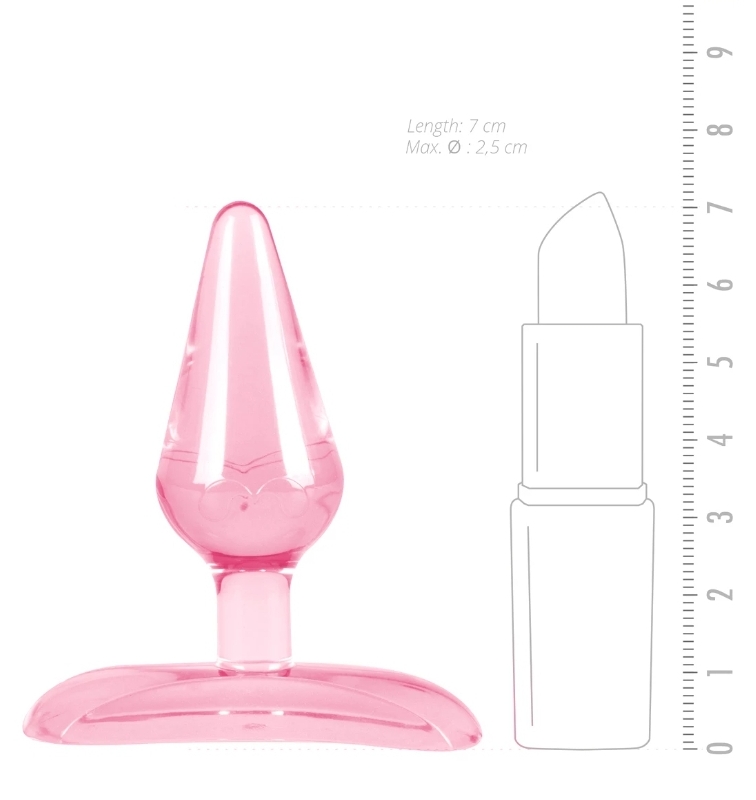 Roze mini buttplug - Afbeelding 3