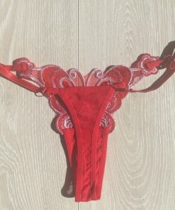 Alternative view of Sexy rood vlinder stringetje
