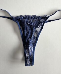Blauwe string