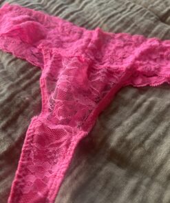 Roze kanten string - Afbeelding 3